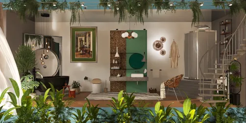 Bath room in the forest!