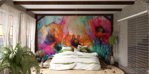 Bohemian Bedroom with a Twist