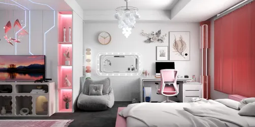 Girly Gaming Room