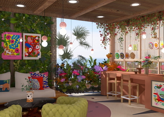 colorful space🌺🌞🌴 Design Rendering