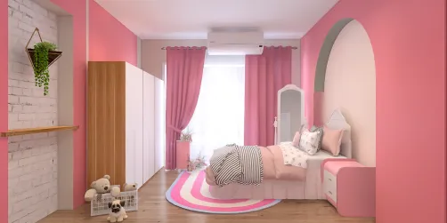 quarto simples de criança 
