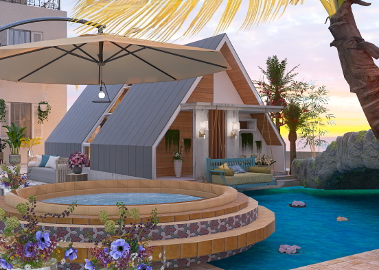 Beachfront mini-retreat Design Rendering