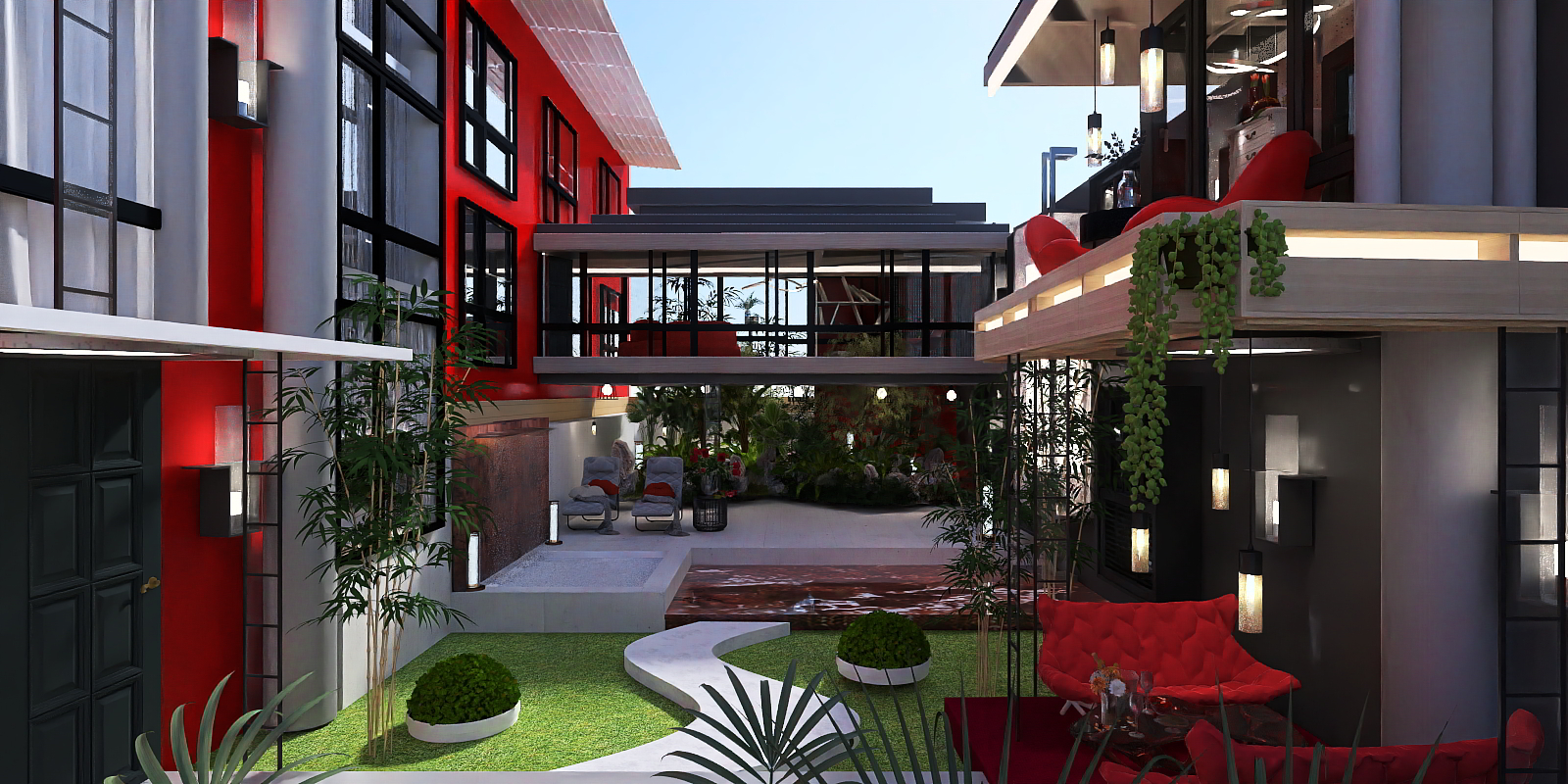 ❤️&🖤 modern house 