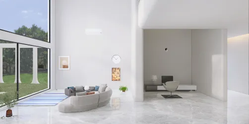 sala estar com um quarto gamer

