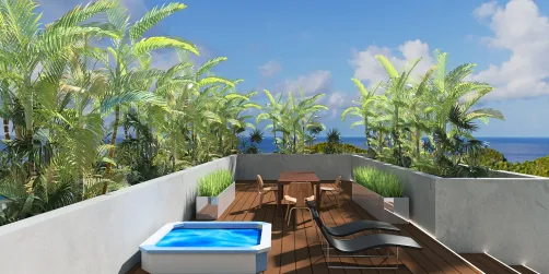 Tropical island vibes 🌴 