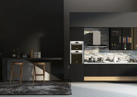 Kitchen for you 🖤 Design Rendering