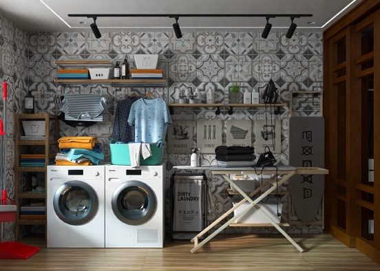 laundry Design Rendering