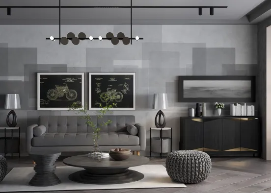 # Modern grey days Renderização de Design