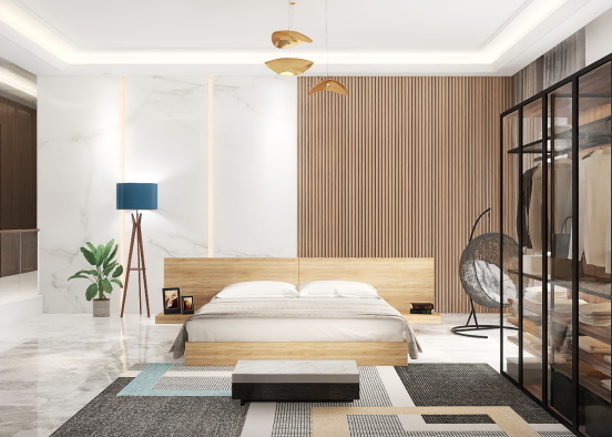 Bed Room Design Rendering