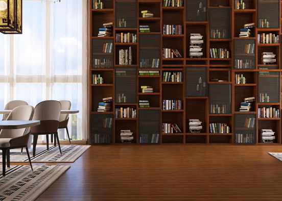 small library  Design Rendering