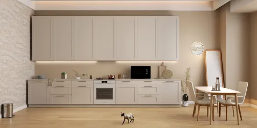 ‘Oats’ neutral kitchen 