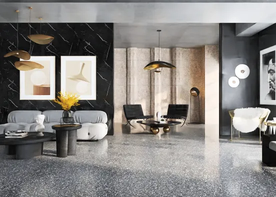 # Italian Minimalist Interior  Визуализация дизайна