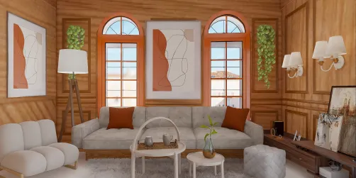 Rustic Living room 🧡🤎