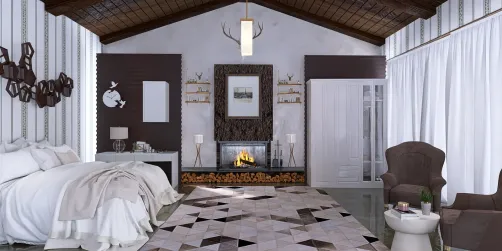 winter cabin 