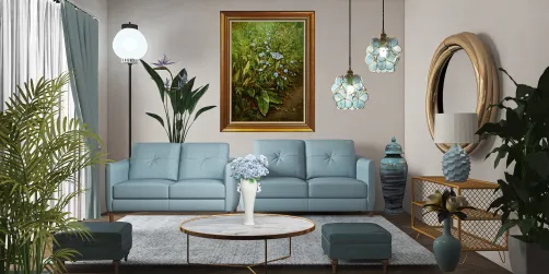 salon bleu
