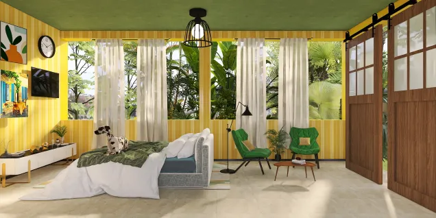 Rainforest Home master suite 