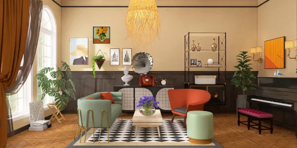 Professional interior design created with Homestyler 3D design software