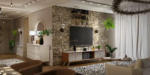 The living room and hallway are wonderful 👌🏻🤩