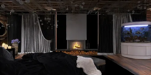 Industrial Style Bedroom 