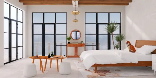 Beach hotel room