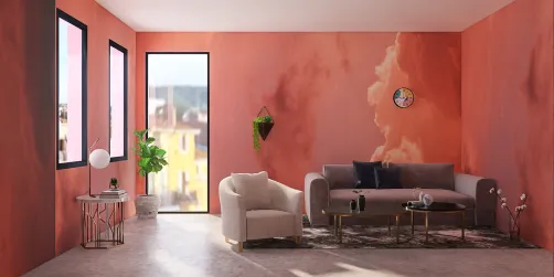 warm living room