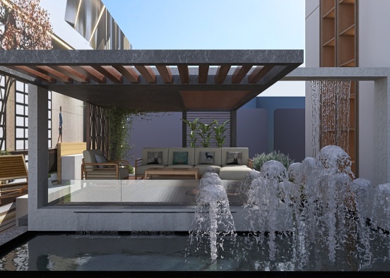 rooftop retreat ✨️  Design Rendering