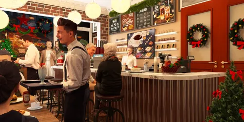Late Night Christmas Diner