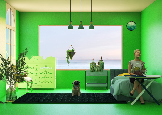 green room!  Design Rendering