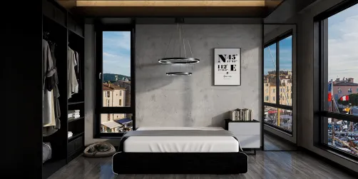 Modern style bedroom