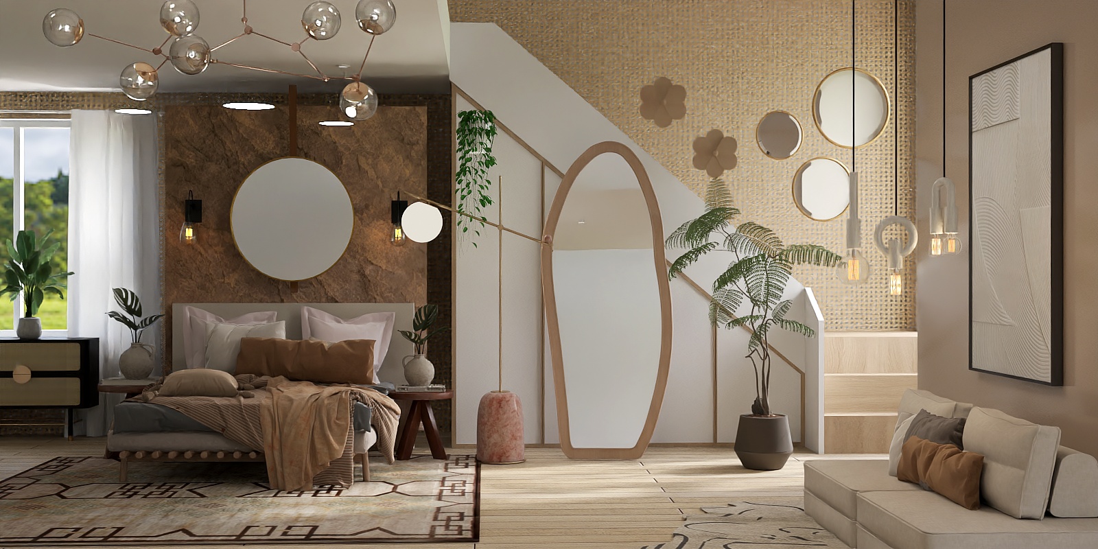 Guest retreat bedroom