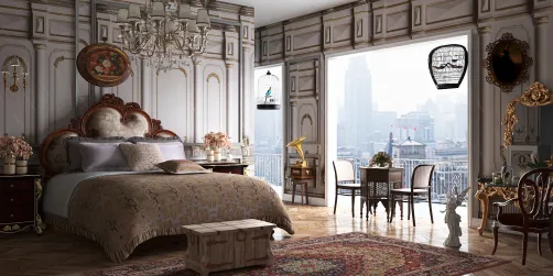 An antique bedroom of my dreams ✨️ 