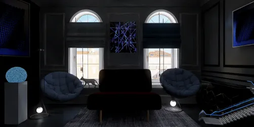 Tower of Color: Black & Blue
