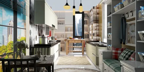 My little kitchen when I'm in NYC 💞