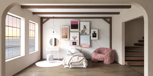 pink bedroom