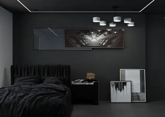 # A room for a young sportsman❤️ Renderização de Design