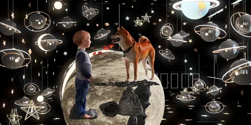 Le Petit Prince, la rose et le renard 