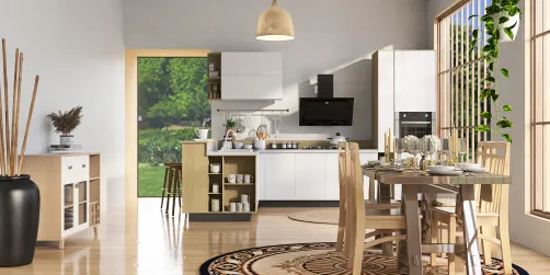 Cocina estilo nórdico  