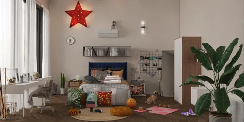 kids room design - cosy in chaos 