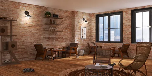 Cozy cat cafe