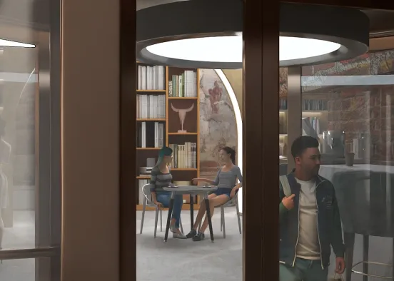 # The Bookery Renderização de Design