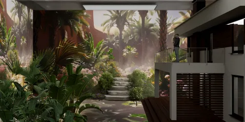Casa entre la naturaleza 