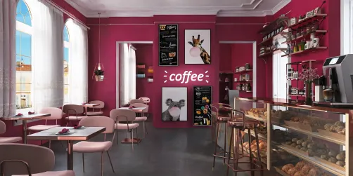 total pink cafe 