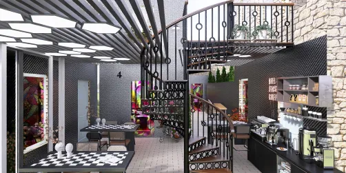 modern tea room 