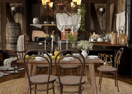 # Cabaña  Renderização de Design