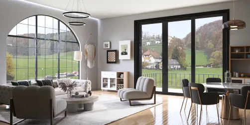 Salón de estilo contemporáneo 