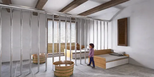 A jail room