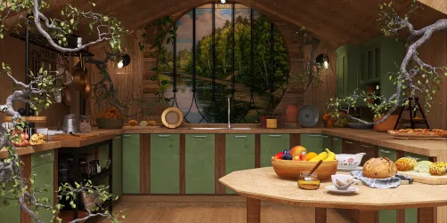 The Hobbit's little kitchen