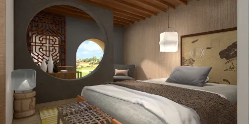 Modern Chinese Bedroom