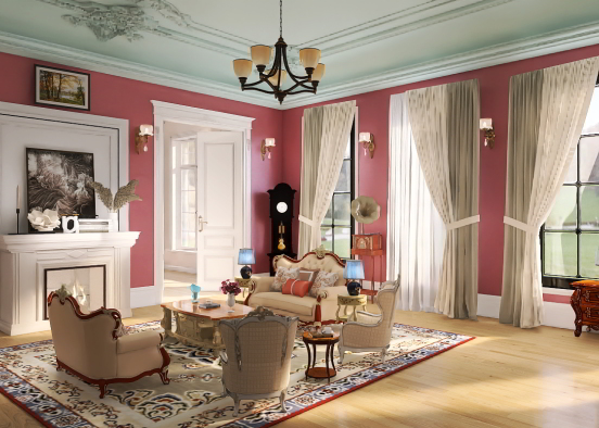 Simple French elegance style. Design Rendering
