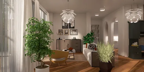 rustiek style livingroom 